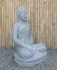  Product image 3 of the product “Seated Buddha made of Riverstone in Bhumisparsha - gesture of touching the earth. 86cm height. ”